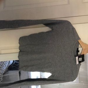 Gray long sleeve shirt
